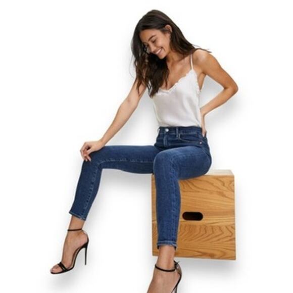 Citizens of Humanity Rocket Ankle High Rise Skinny Jeans Women's 2 Dark Wash - Picture 1 of 11